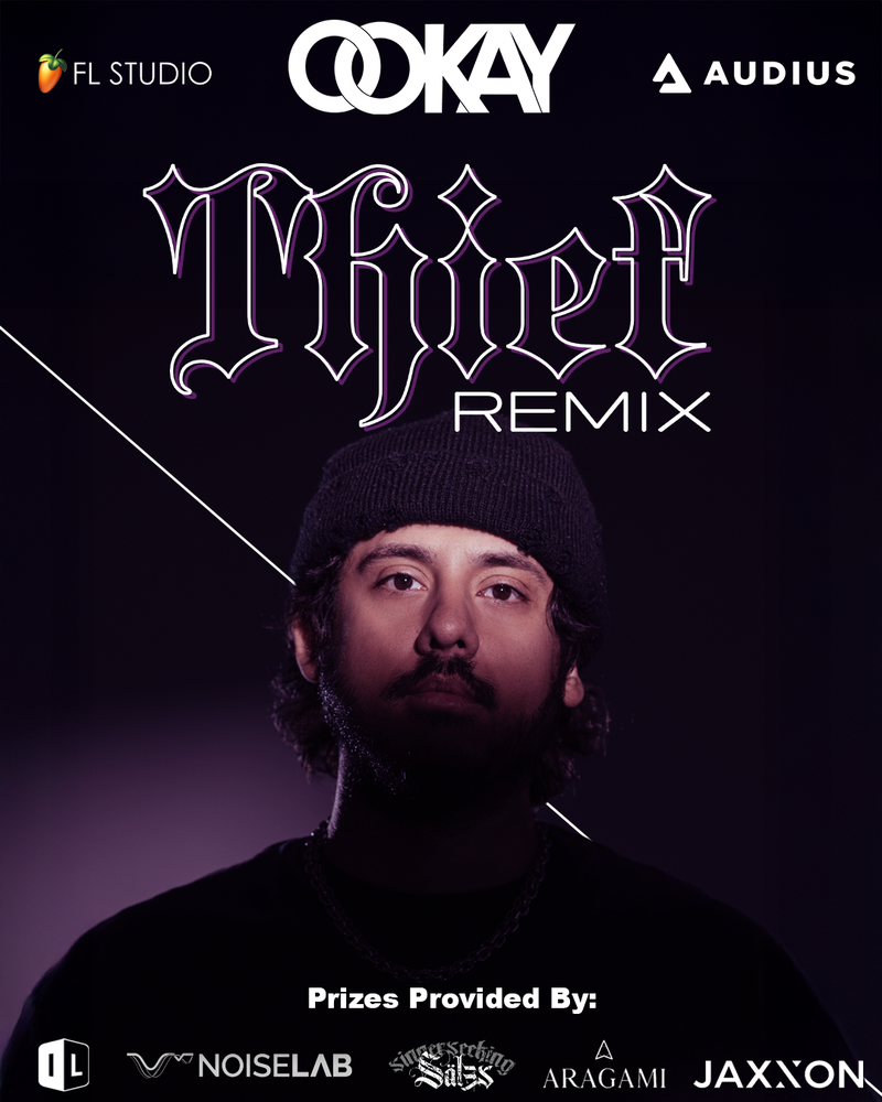 Ookay Launches Official ‘Thief’ Remix Contest with Audius, FL Studio, and Noiselab Partnership