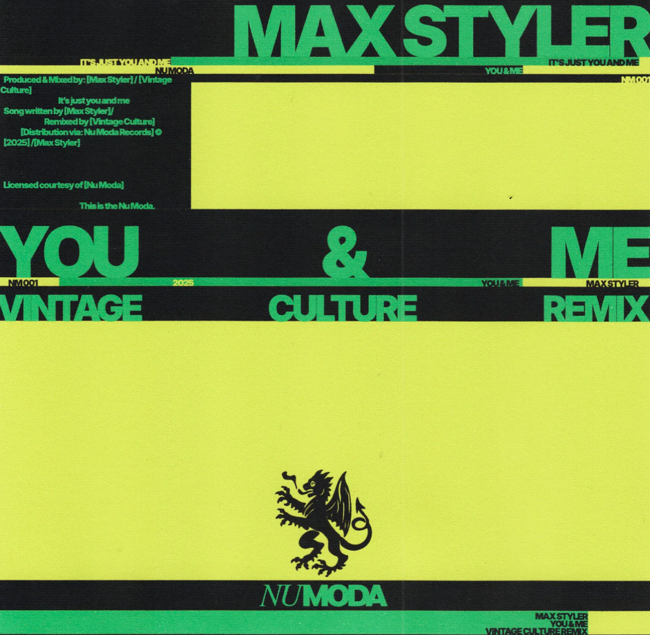 Vintage Culture Reworks Max Styler’s ‘You & Me’ Into Refined Club Weapon