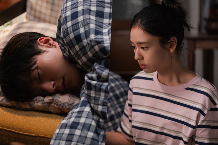 Ahn Eun Jin’s Feelings Stir As She Finds Jang Ki Yong Asleep On Her Sofa In “Dynamite Kiss”